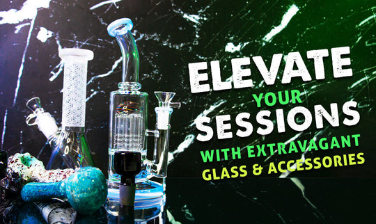 Werten Sie Ihre Sitzungen mit extravagantem Glas und Zubehör auf 