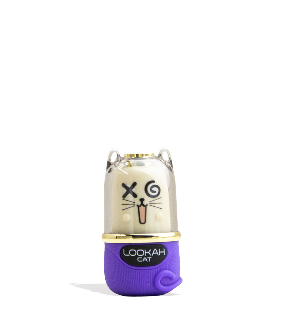 Purple Lookah Cat 510 Variable Voltage Battery Front View on White Background