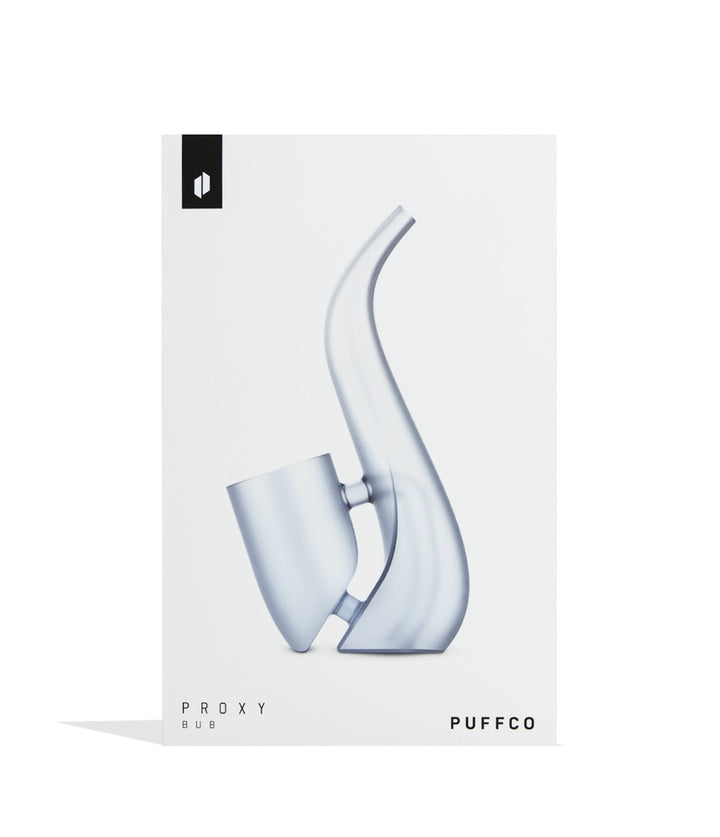 Haze Puffco New Proxy Bubbler Attachment Packaging Front View on White Background