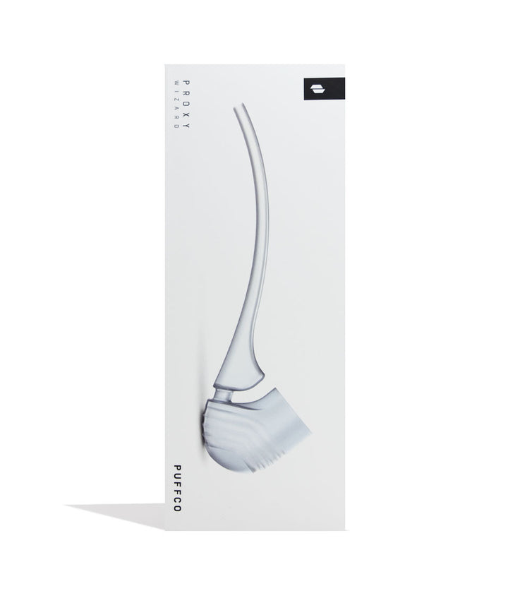 Haze Puffco New Proxy Wizard Glass Attachment Packaging Front View on White Background