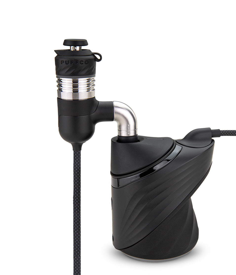 Puffco Peak Pro Link Connected Front View on White Background