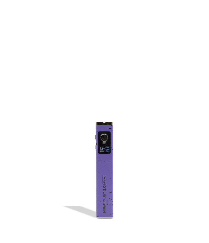 Wulf Mods Flat 2.0 Plus pink black spatter on white background

