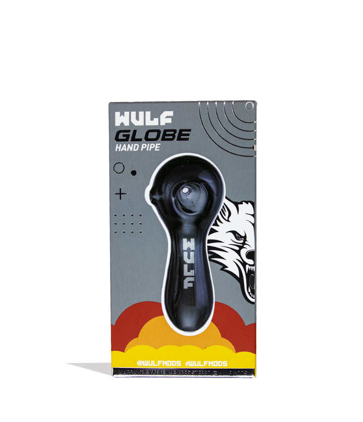 Smoke Wulf Mods Globe Hand Pipe Packaging Front View on White Background