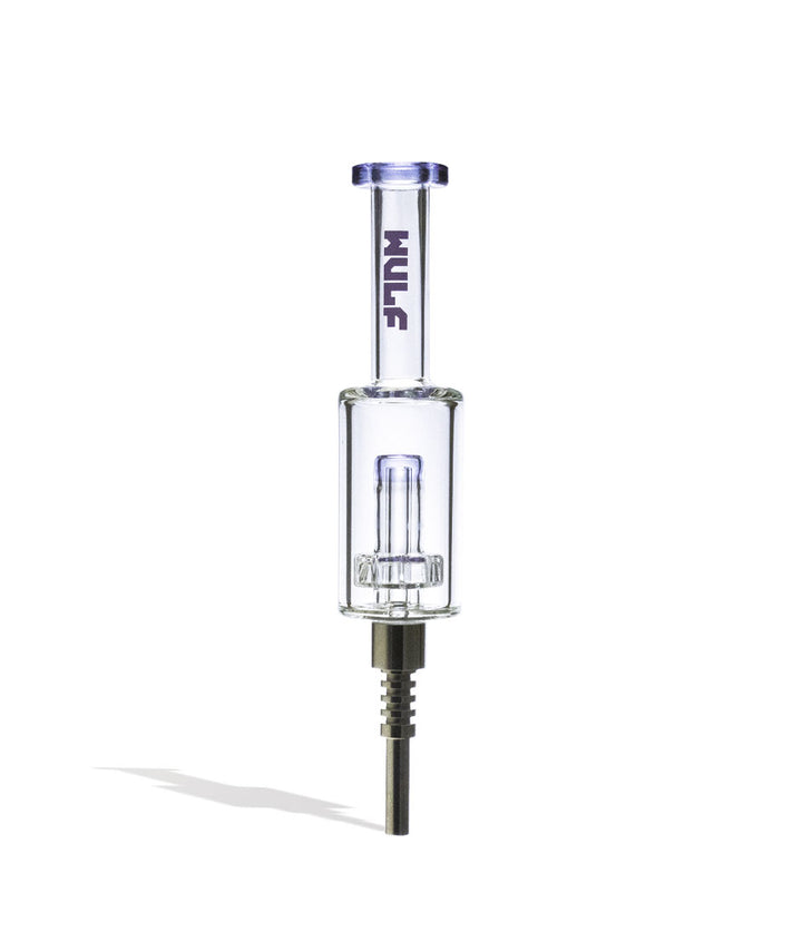 Purple Wulf Mods Nova Water Filtered Nectar Collector Front View on White Background